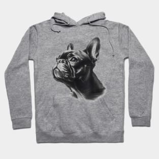 french bulldog pencil drawing [Black line], act 1 Hoodie